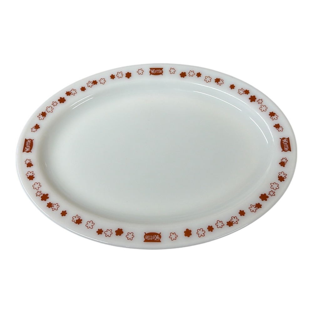 Pyrex Tableware Corning 1960s Kettle Oval Platter USA EUC 799-14